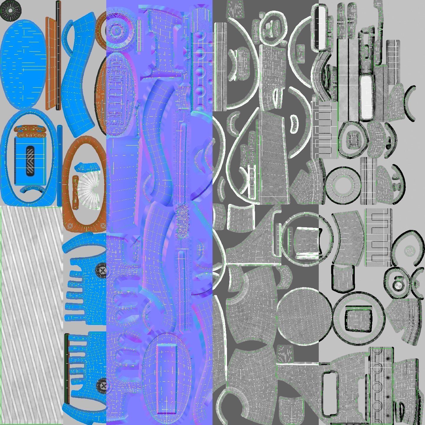 Builder Low-poly 3D model_32