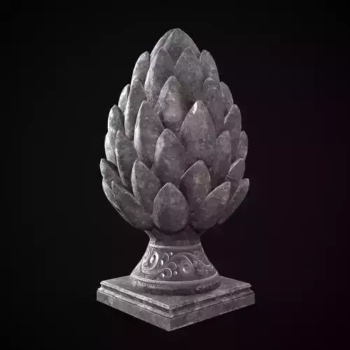 Pinha Decoration Low-poly 3D model