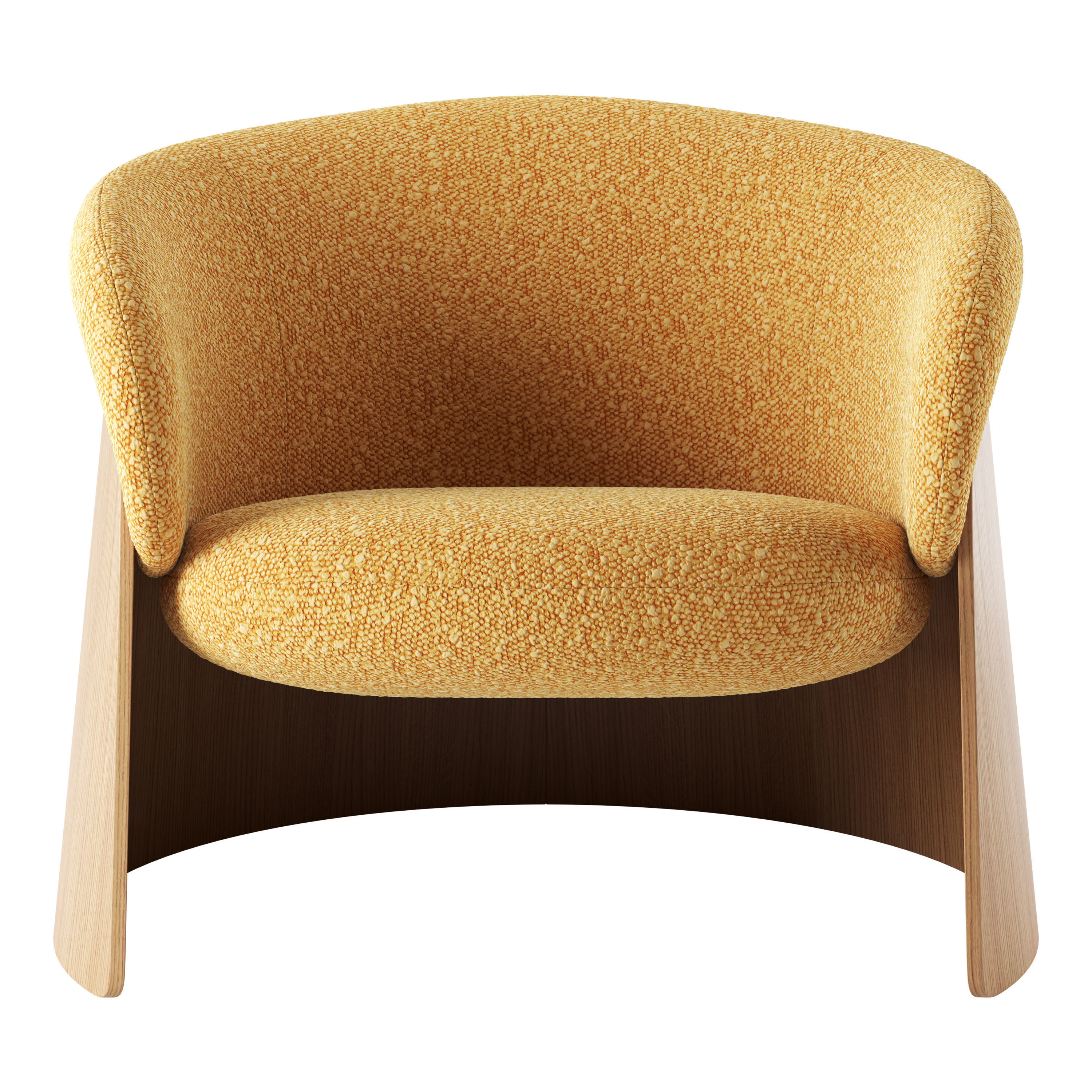 Ginger Lounge Wood By Ondarreta 3D model_4