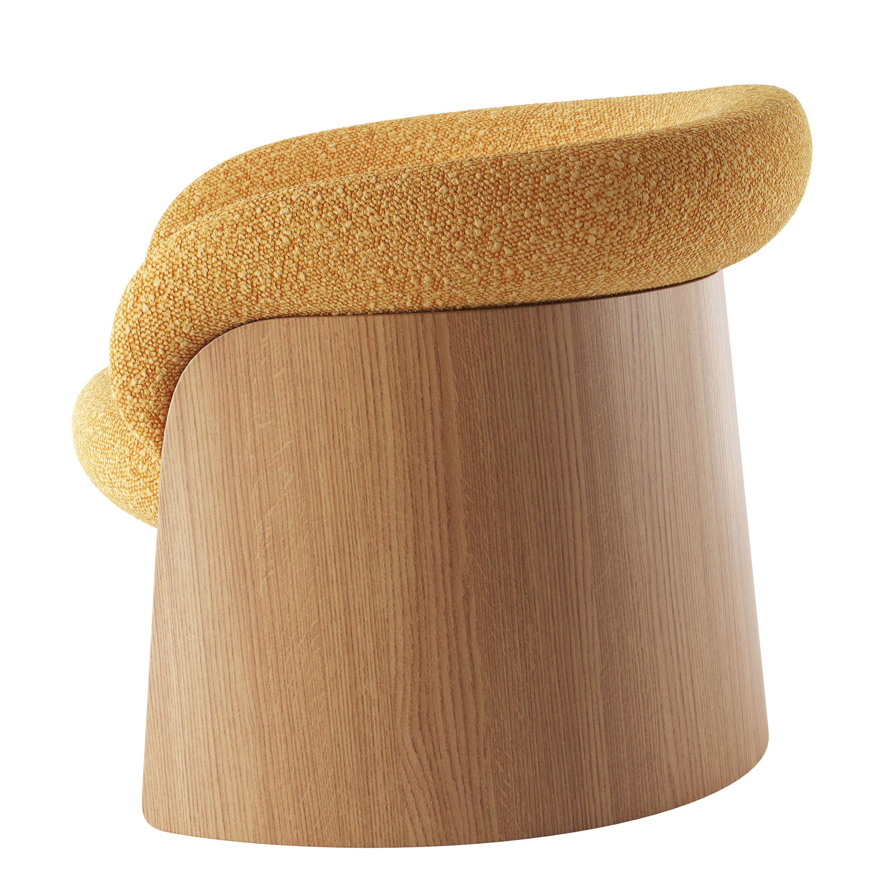 Ginger Lounge Wood By Ondarreta 3D model_2