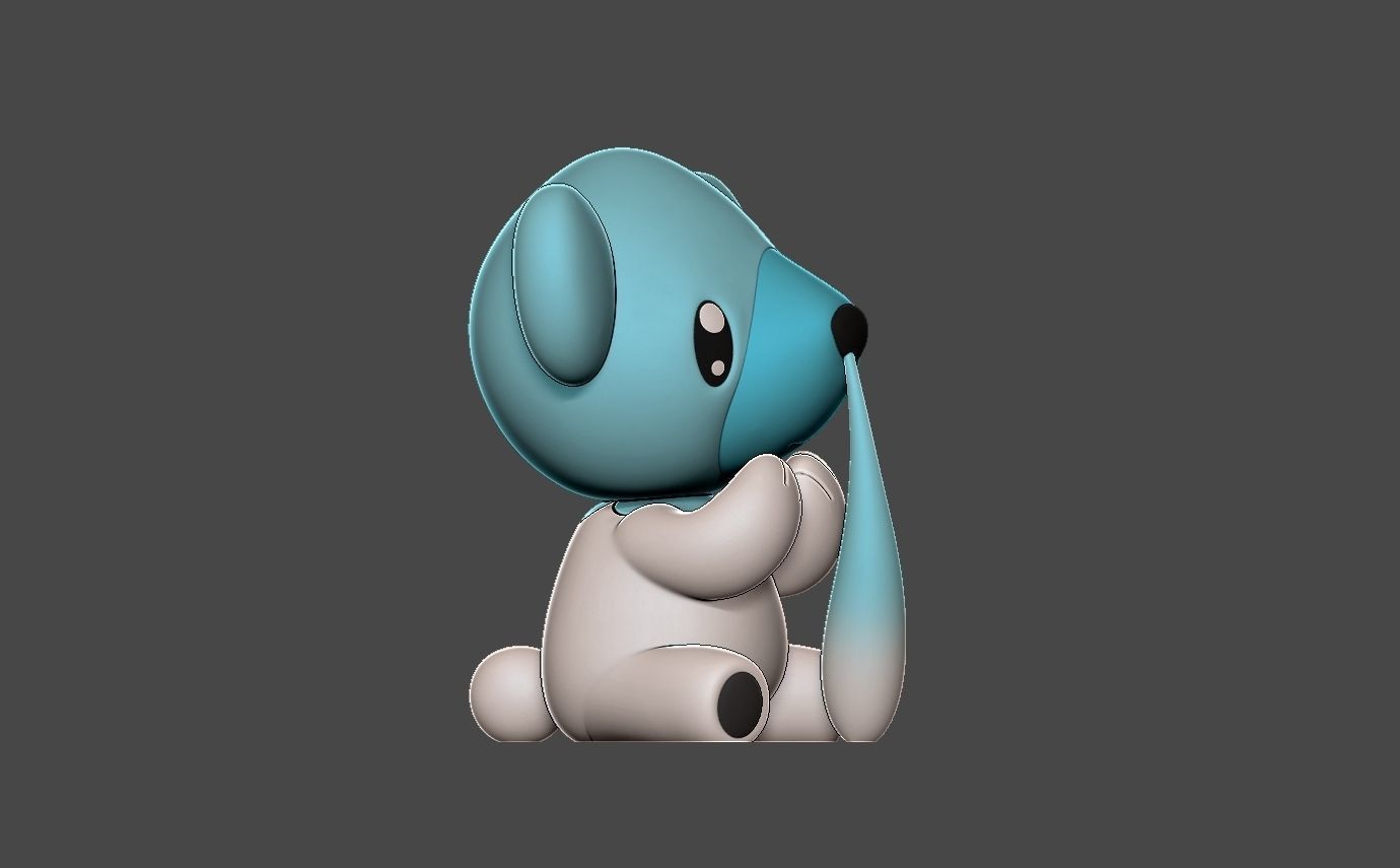pokemon cubchoo evolution pack 3D print model_4