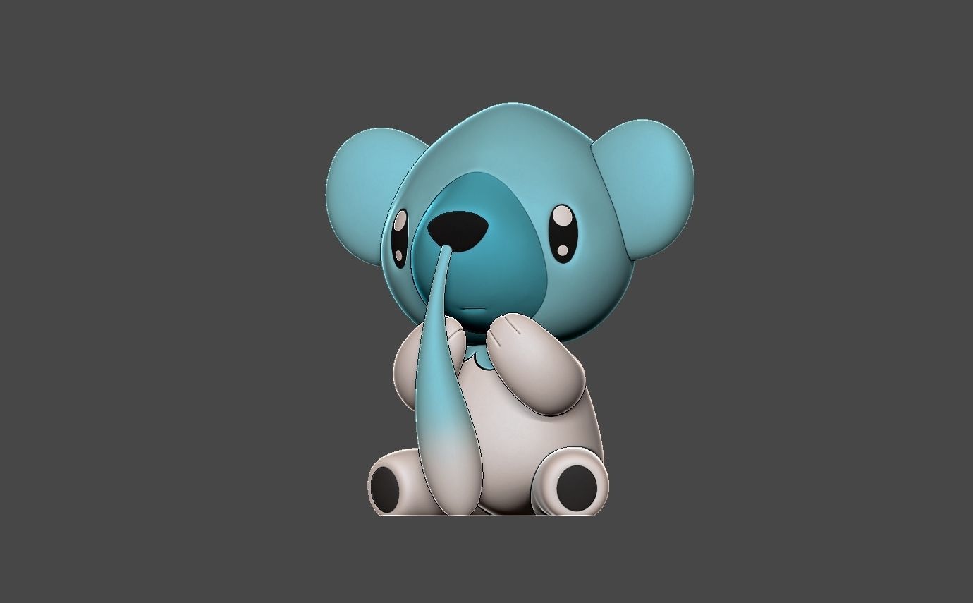 pokemon cubchoo evolution pack 3D print model_7