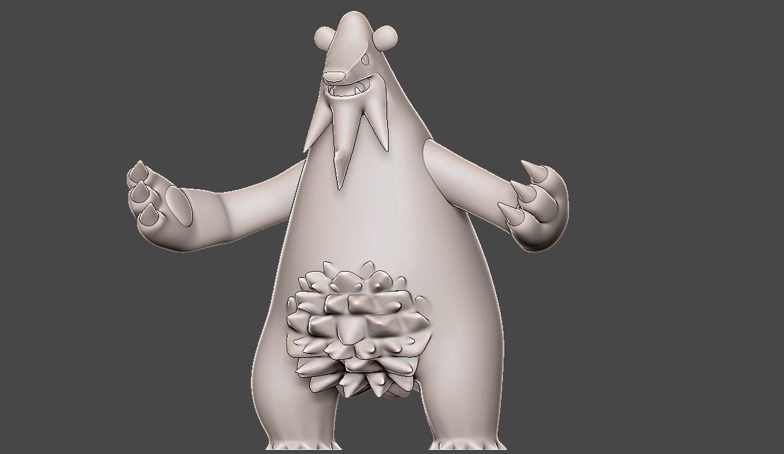 pokemon cubchoo evolution pack 3D print model_16