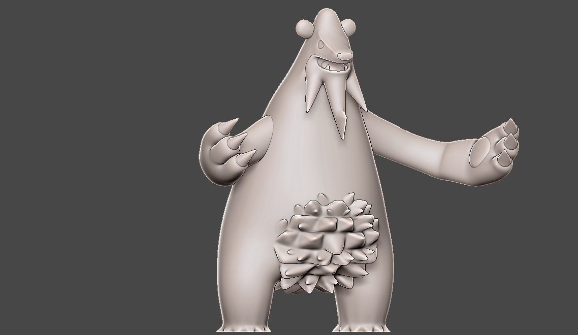 pokemon cubchoo evolution pack 3D print model_17