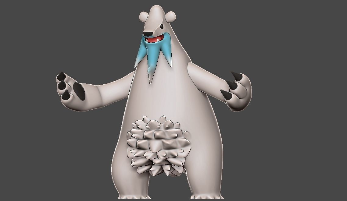 pokemon cubchoo evolution pack 3D print model_18