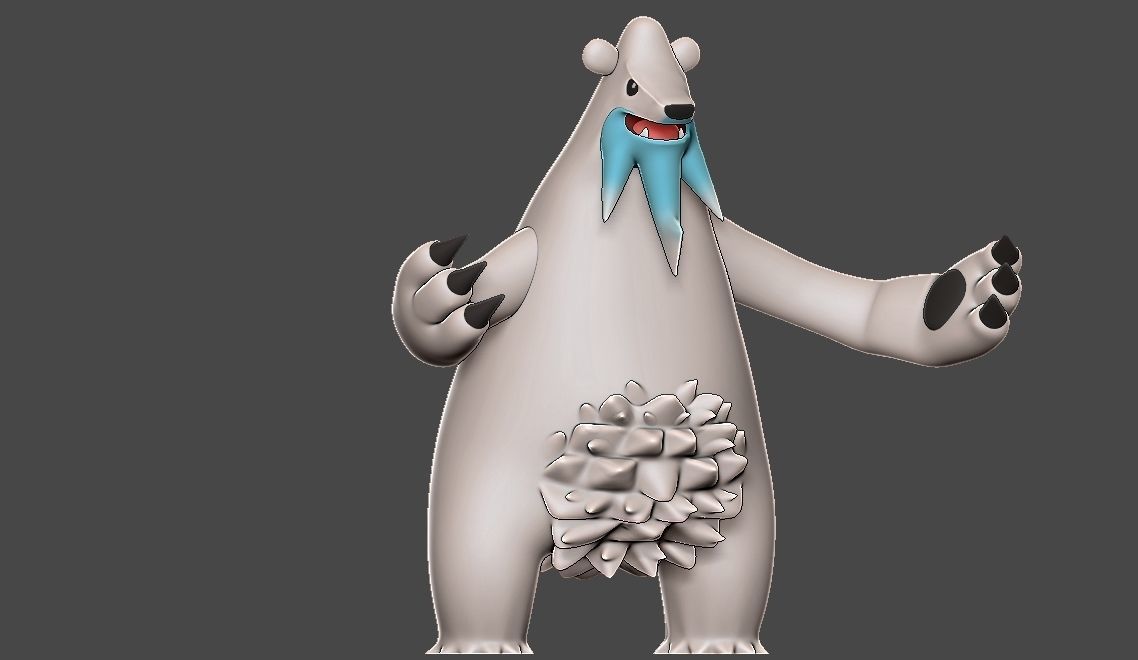 pokemon cubchoo evolution pack 3D print model_19