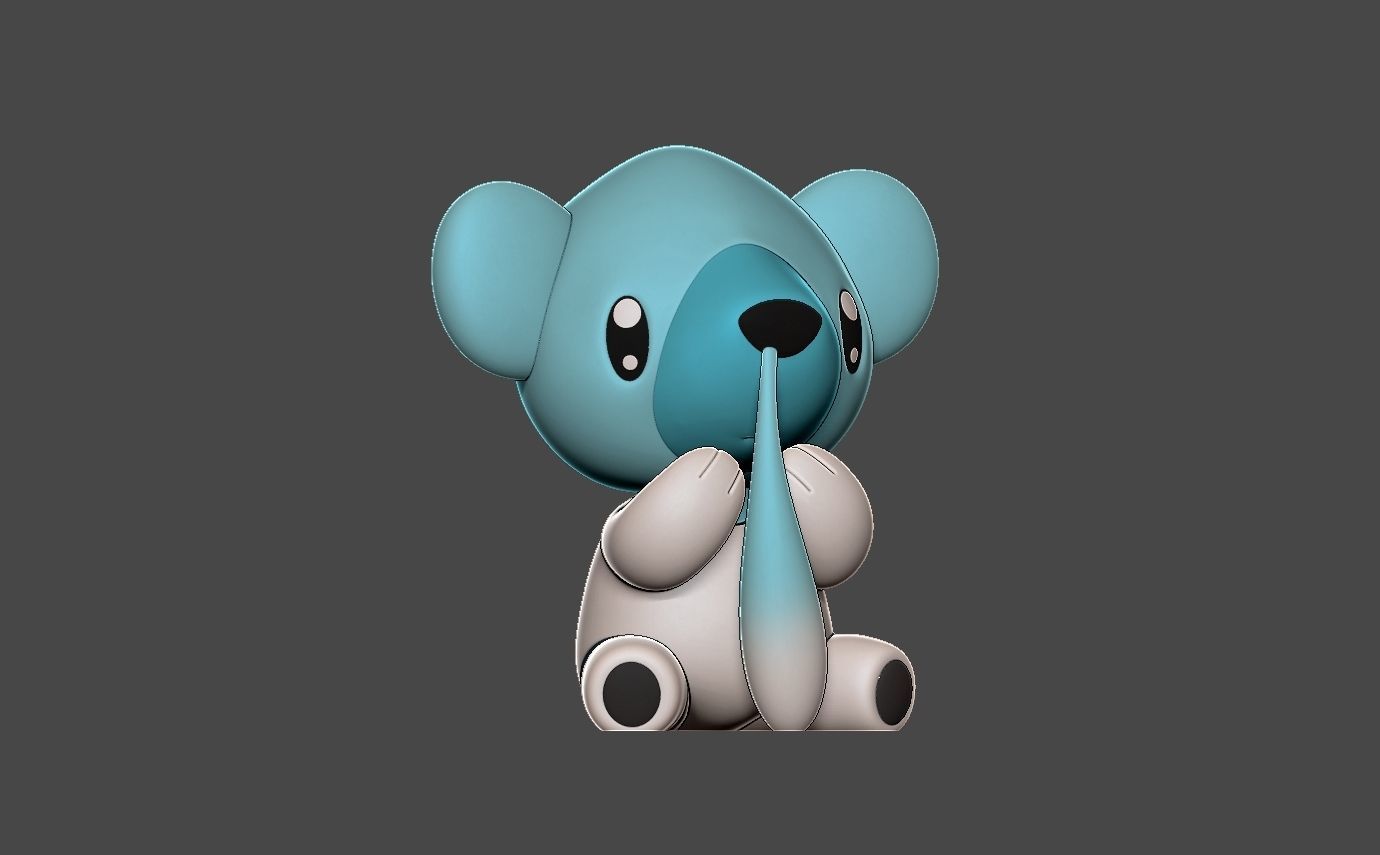 pokemon cubchoo evolution pack 3D print model_6