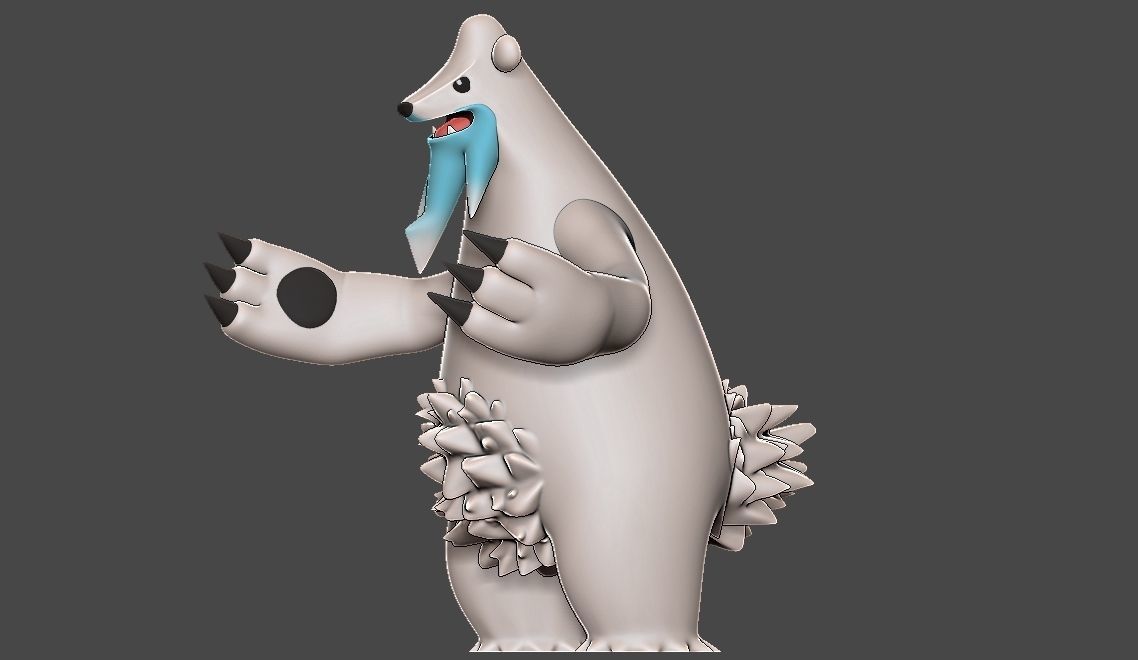 pokemon cubchoo evolution pack 3D print model_20