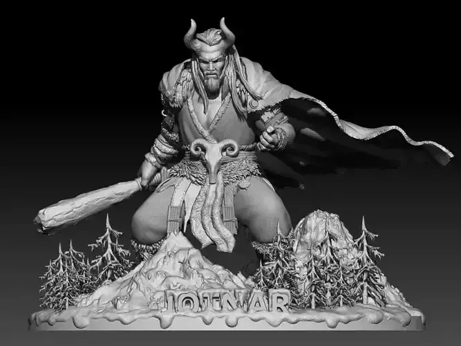 The Jotnar in Norse mythology 3D print model