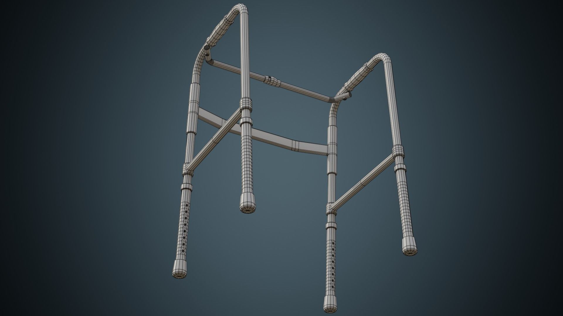 Walker 1B Low-poly 3D model_6