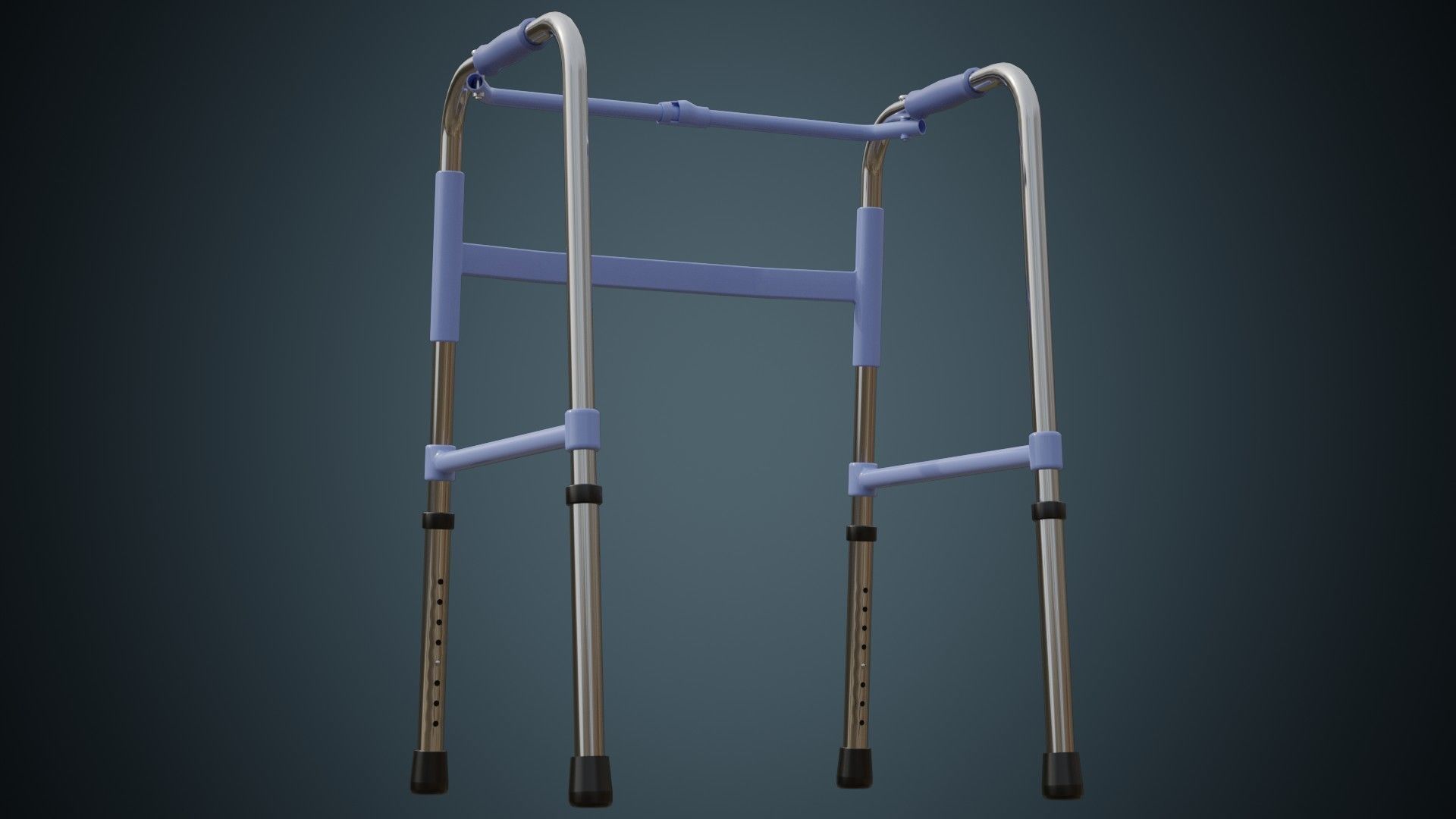 Walker 1 Basic Low-poly 3D model_3