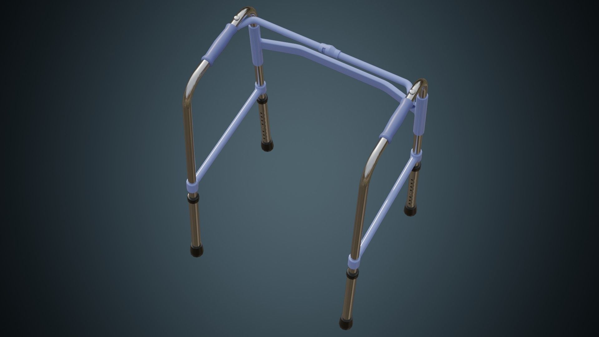 Walker 1 Basic Low-poly 3D model_2