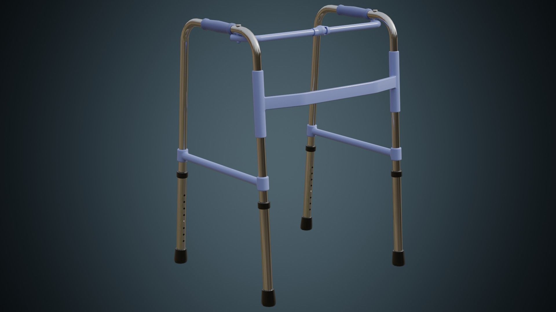 Walker 1 Basic Low-poly 3D model_1