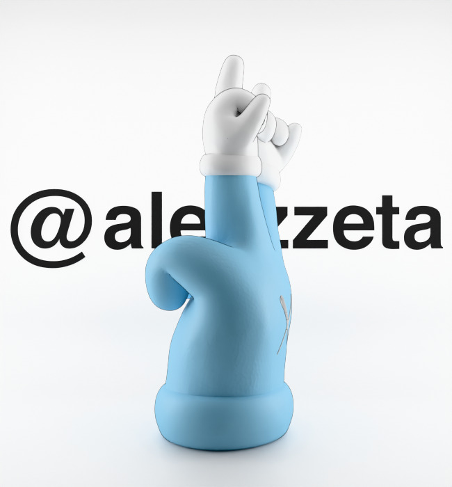 Kaws Hands Mini for Print 3D print model_13