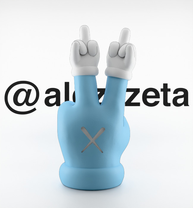 Kaws Hands Mini for Print 3D print model_20