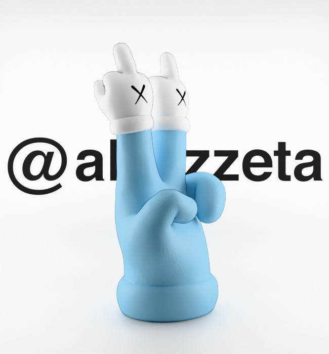 Kaws Hands Mini for Print 3D print model_33