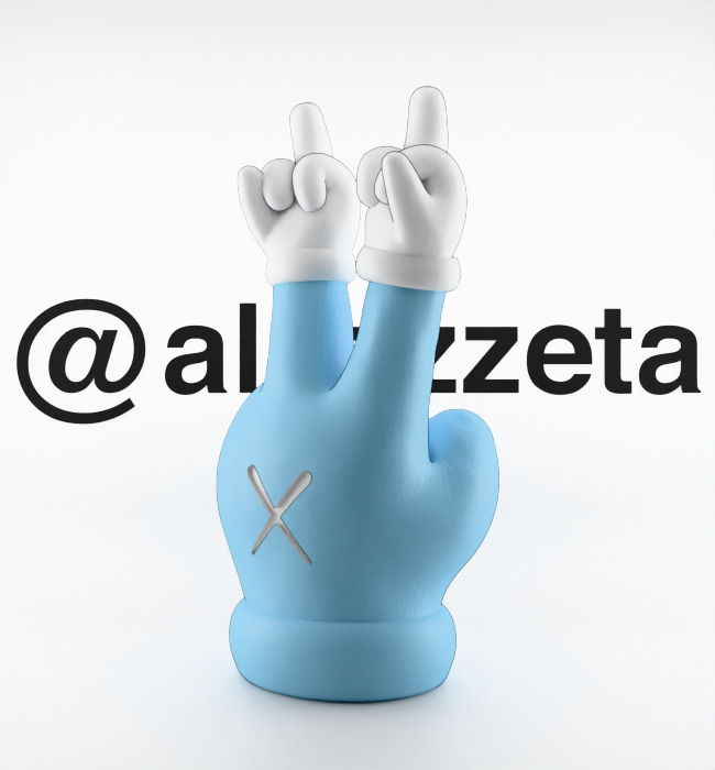 Kaws Hands Mini for Print 3D print model_24