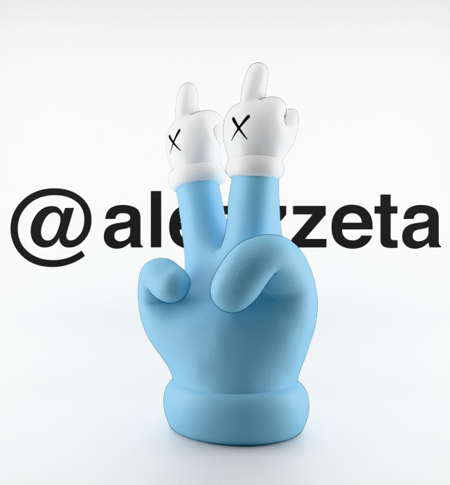 Kaws Hands Mini for Print 3D print model_6