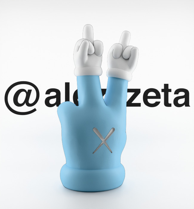 Kaws Hands Mini for Print 3D print model_18