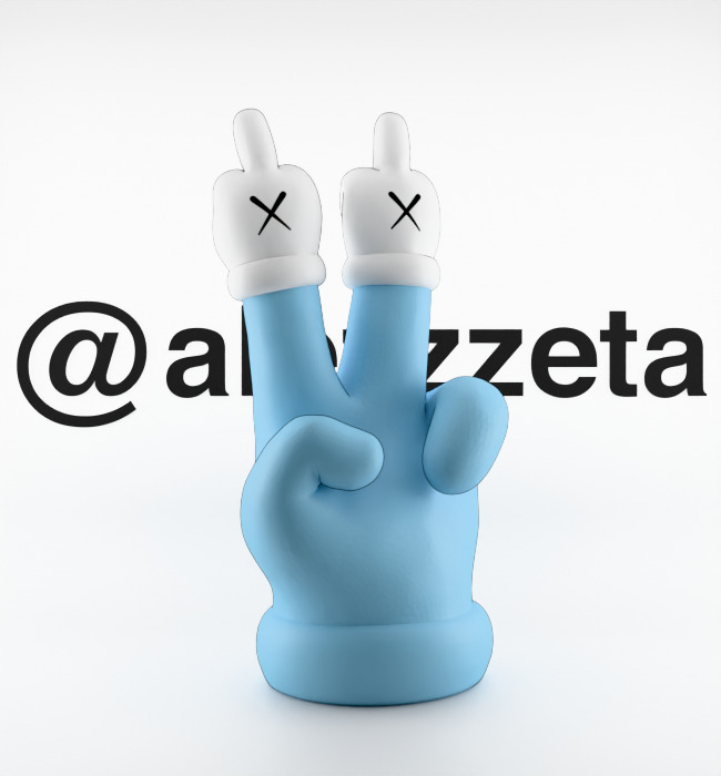 Kaws Hands Mini for Print 3D print model_36