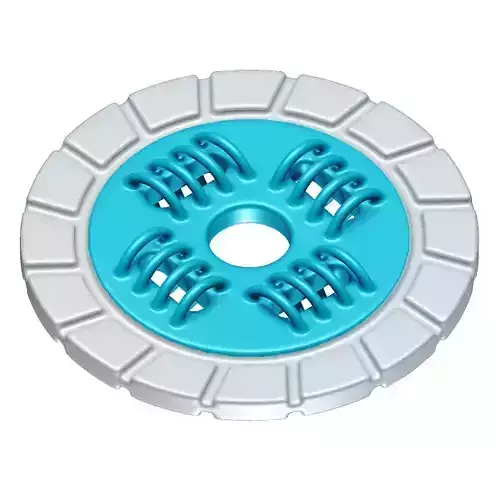 Toddler Clutch Plate Toy 3D model