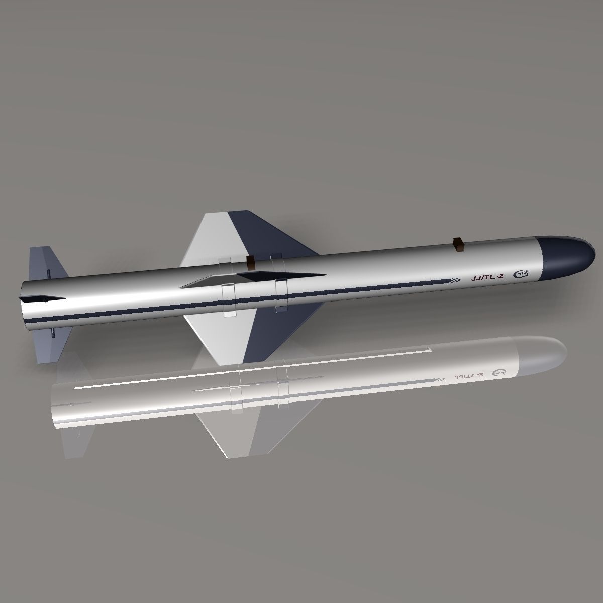 TL-2 Missile 3D model_1