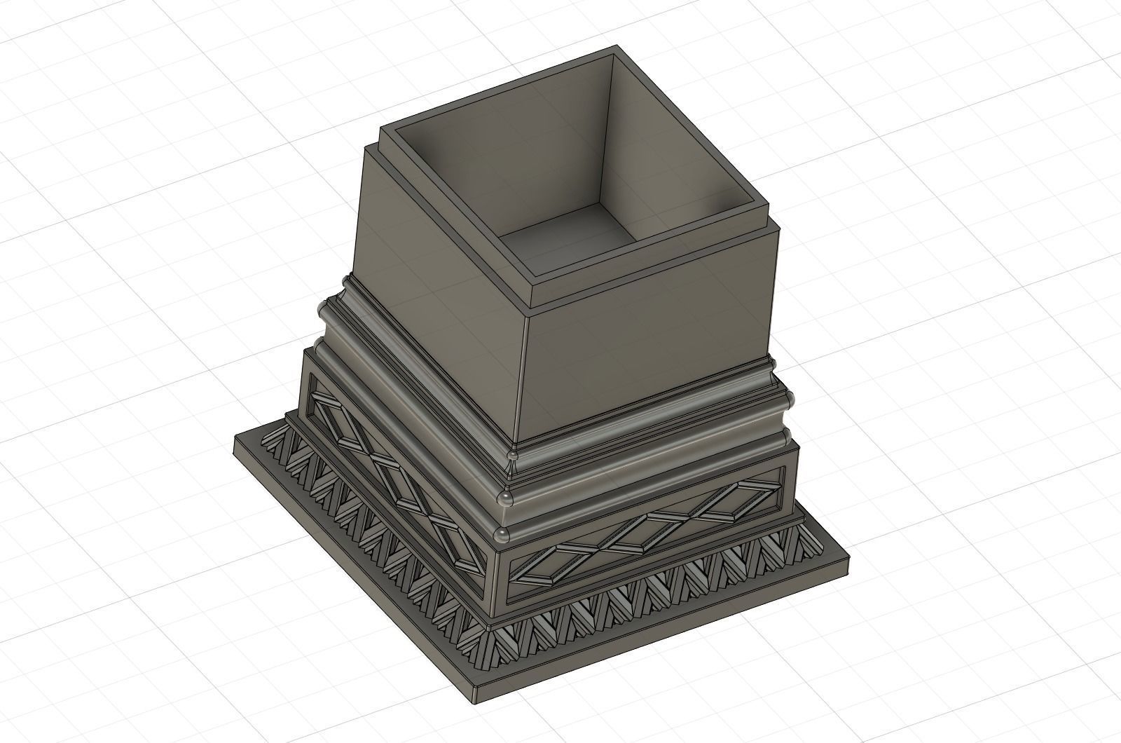 Printable 3D Model Components of Retro Upholstery Columns 3D print model_6
