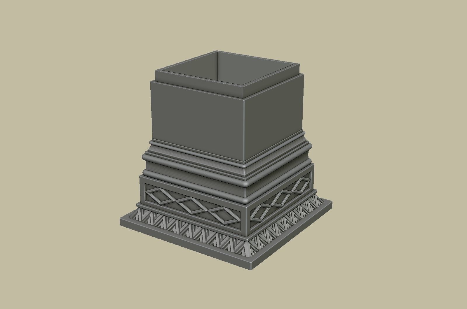 Printable 3D Model Components of Retro Upholstery Columns 3D print model_16