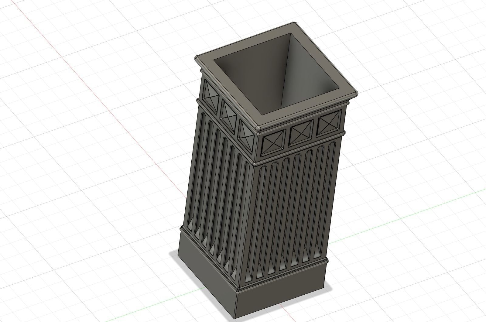 Printable 3D Model Components of Retro Upholstery Columns 3D print model_4