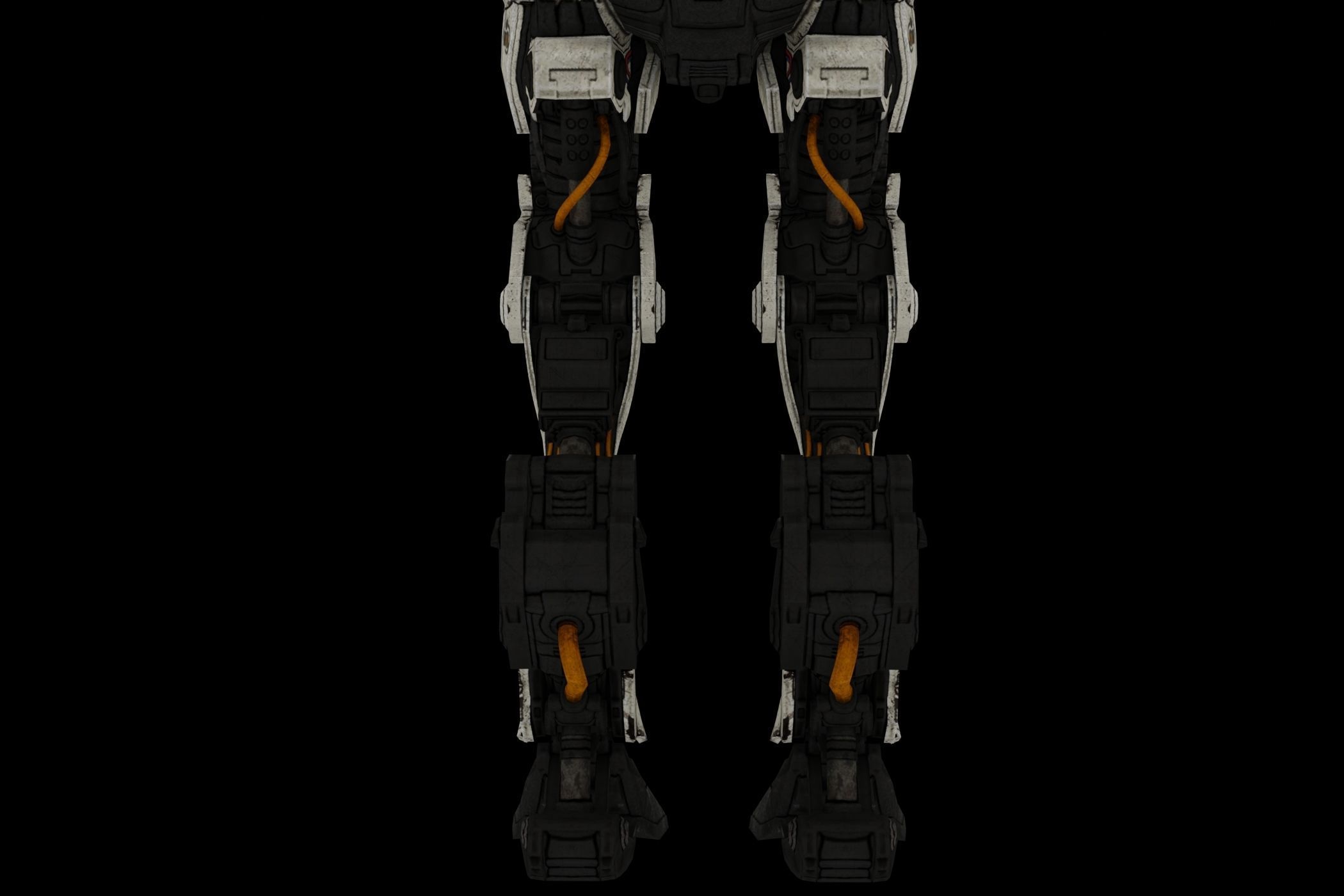 ZORN THE ROBOT  Low-poly 3D model_4