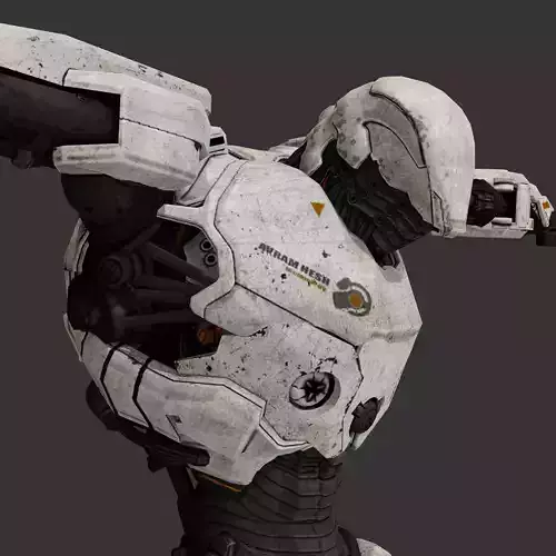 ZORN THE ROBOT  Low-poly 3D model