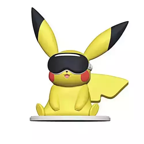 Pikachu Vr Viewer 3D Pokemon Virtual Reality 3D print model