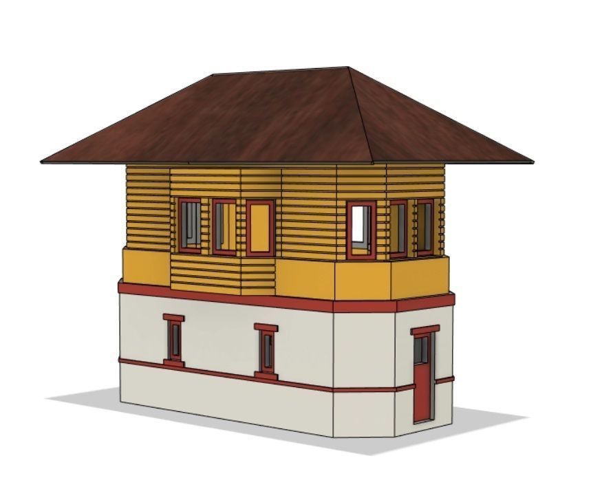 Signal House 3D print model_3