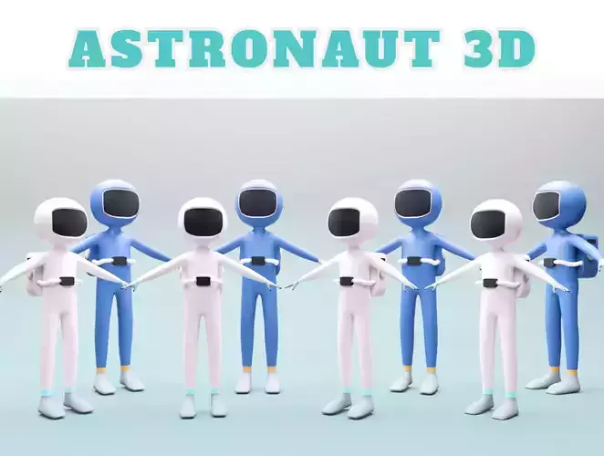 Astronaut 3D 