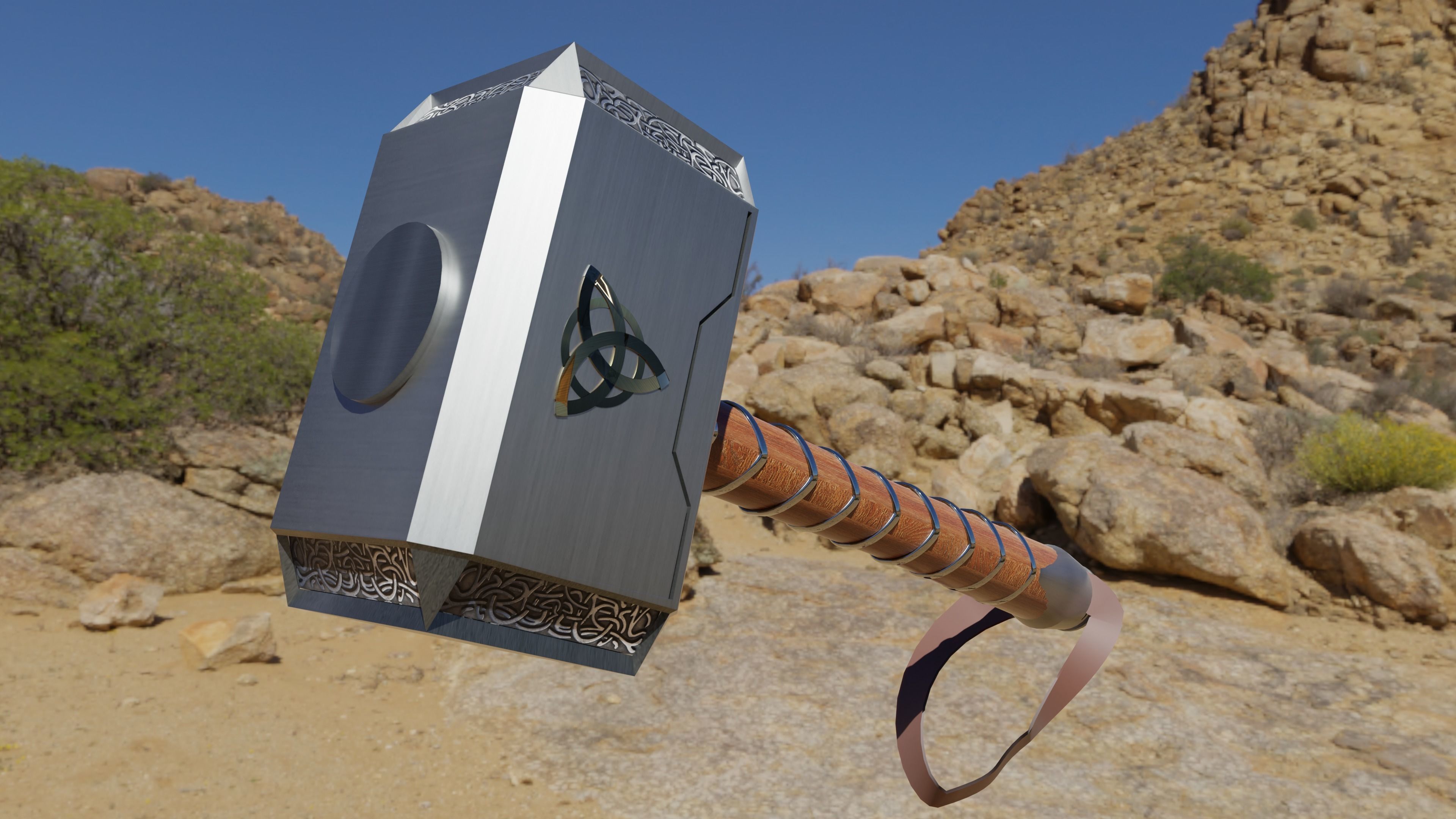 Mjolnir 3D model_1