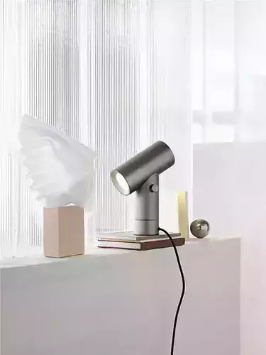 Beam black table lamp