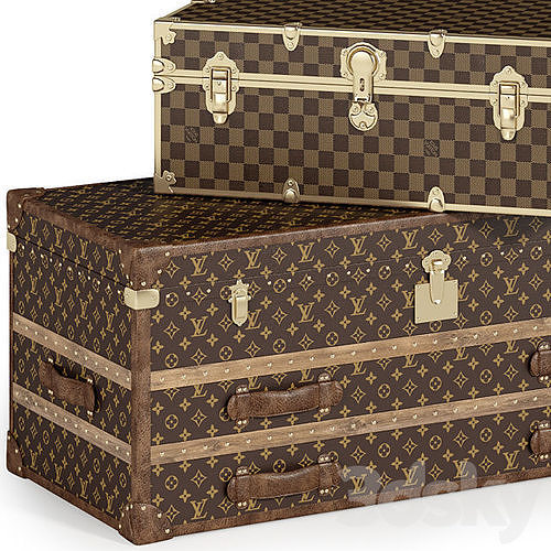 Louis Vuitton Trunks Briefcase 3D model
