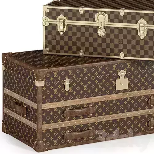 Louis Vuitton Trunks Briefcase 3D model