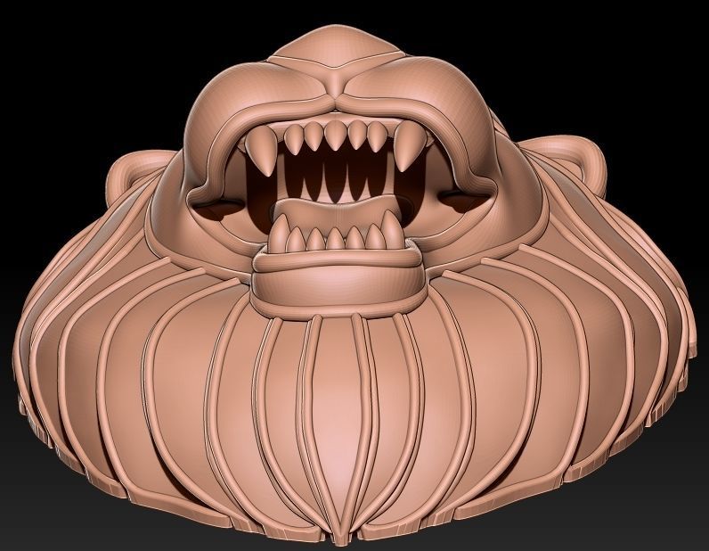 Lion Head Pendant 3D print model_7