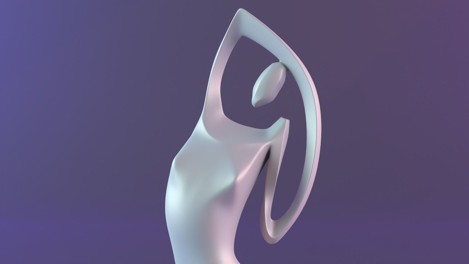 Ballet dance sculpture 3D print model_5