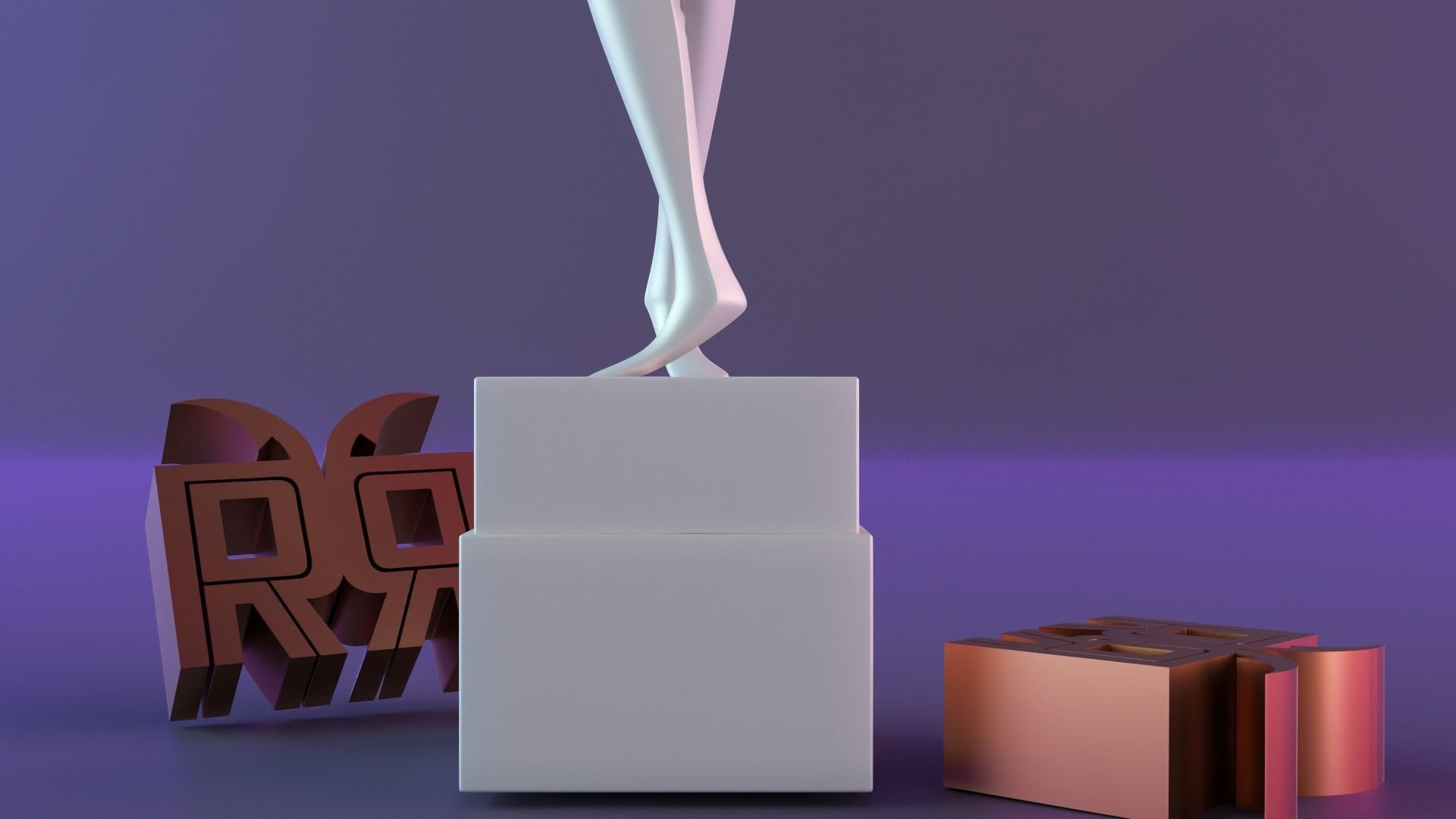 Ballet dance sculpture 3D print model_9