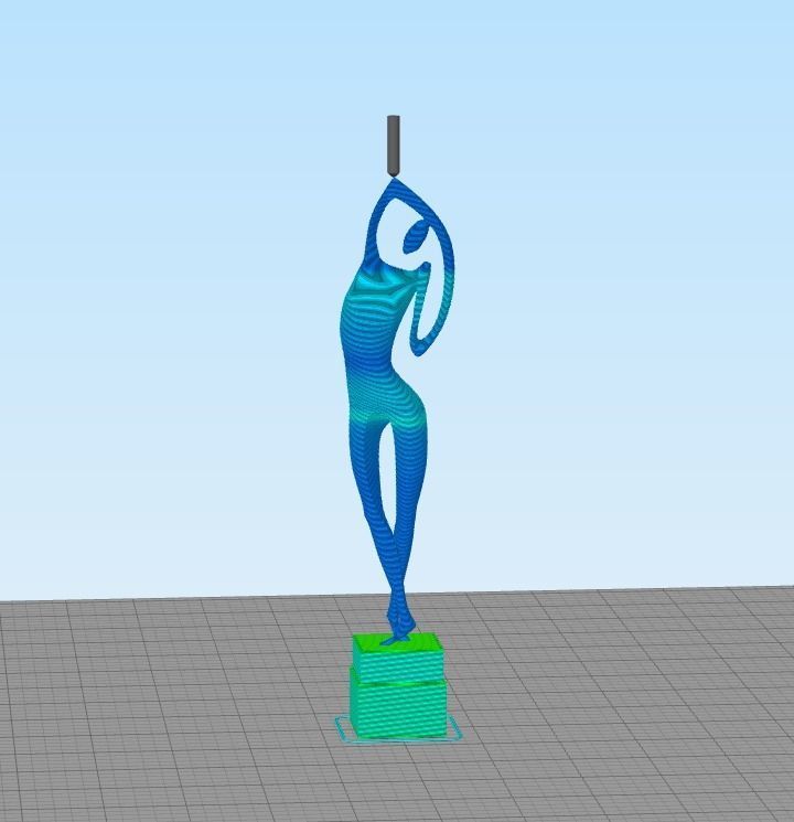 Ballet dance sculpture 3D print model_8