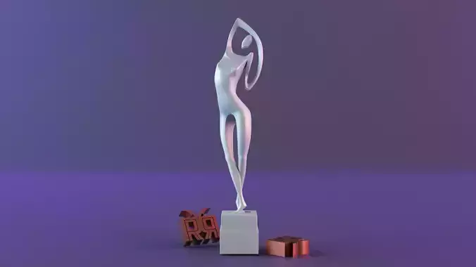 Ballet dance sculpture