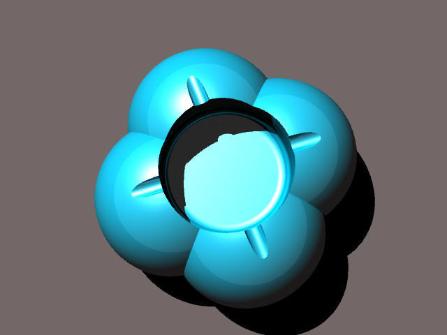 Ashtray 3D print model_1