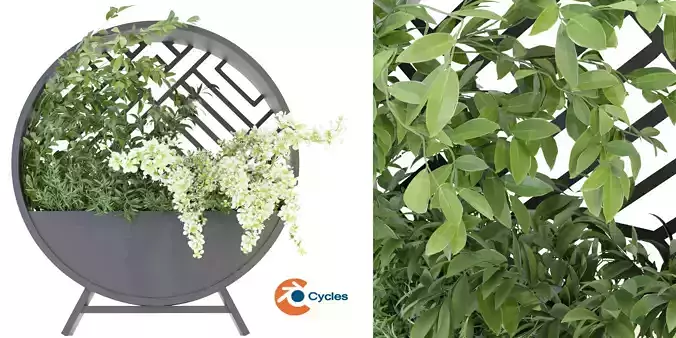 Collection plant vol 72 - blender model  3D model