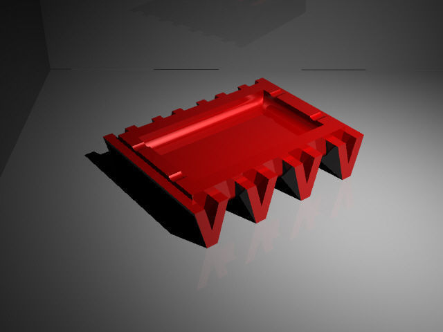Ashtray 3D print model_2
