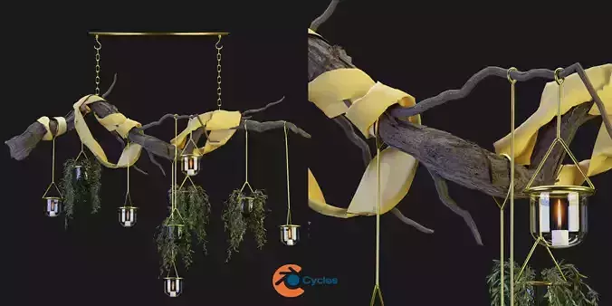 Collection plant vol 79 - blender model 3D model