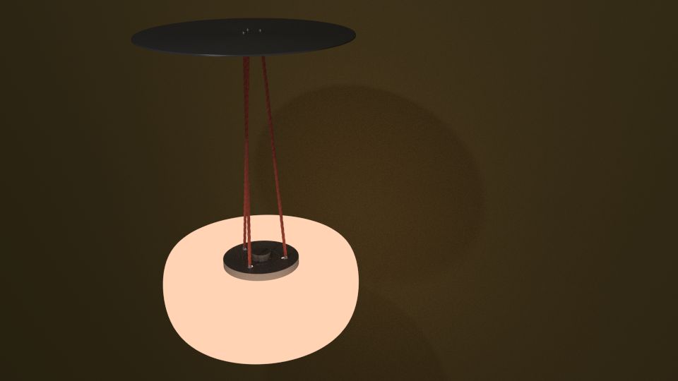 Ceiling lamp 3D model_1