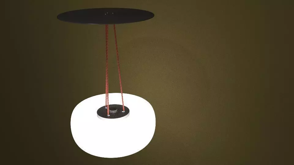 Ceiling lamp 3D model_0