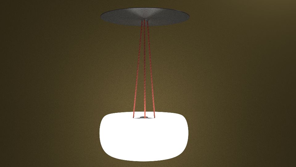 Ceiling lamp 3D model_5